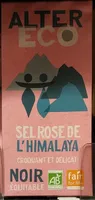 Chocolat Noir au Sel Rose de l'himalaya