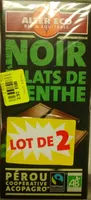 Noir Éclats de Menthe Pérou (lot de 2)