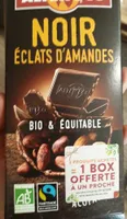 Chocolat Noir Éclats D'Amandes Bio & équitable