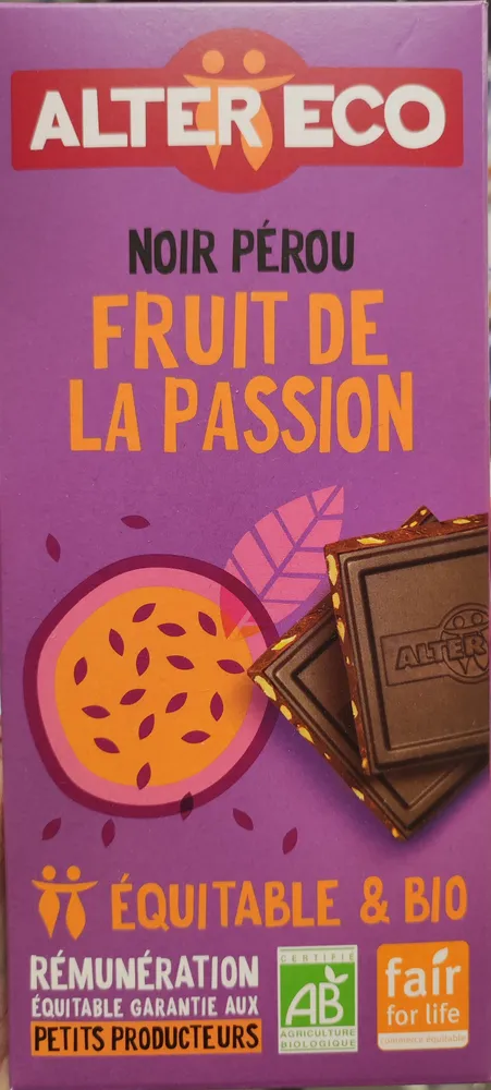 Noir Pérou Fruit de la Passion