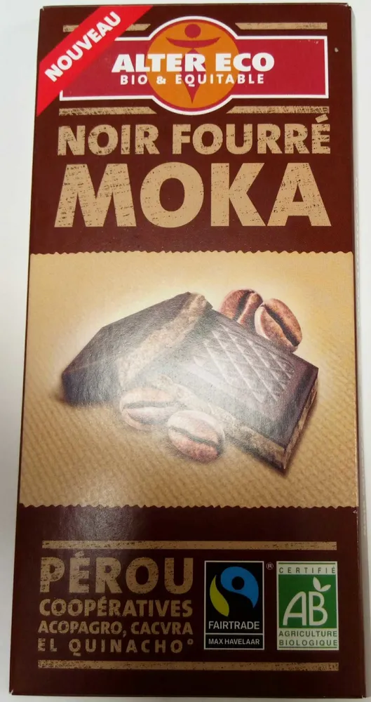 Chocolat Noir Fourré Moka