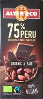 75% peru chocolate