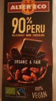 90% PERU DELICIOUSLY DARK CHOCOLATE