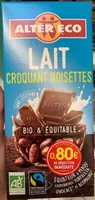 Lait croquant noisettes