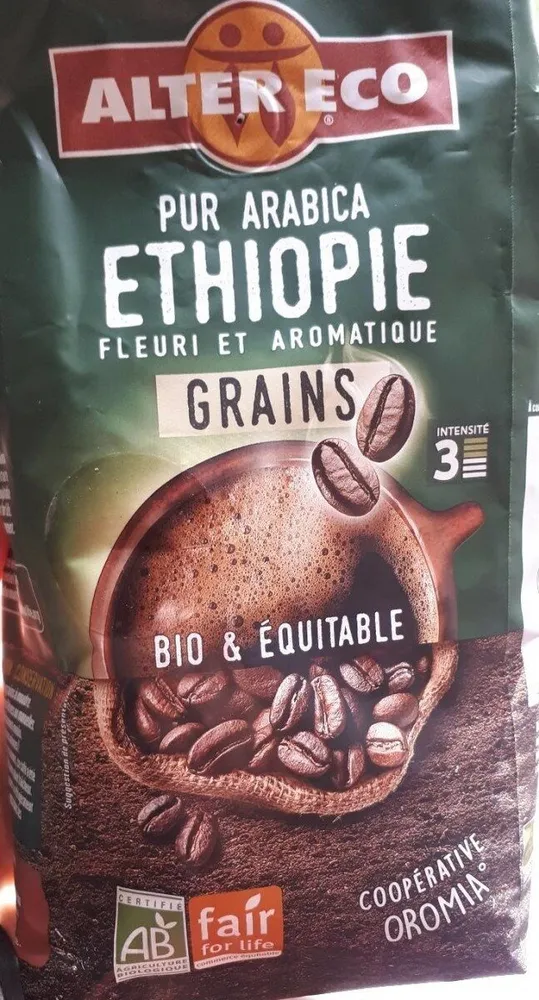 Pur arabica ethiopie fleuri et automatique