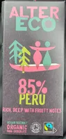 Alter Eco 85% Peru Dark Chocolate