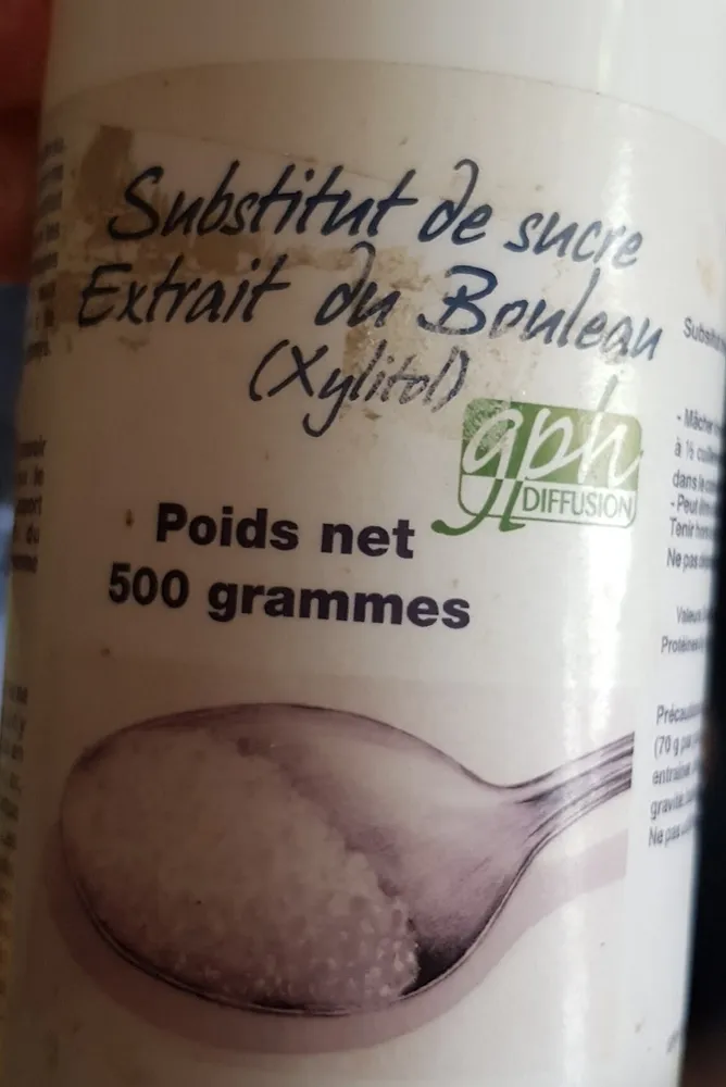 Substitut de sucre extrait du bouleau