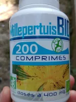 Millepertuis Bio 400MG - 200 Comprimés - GPH Diffusion