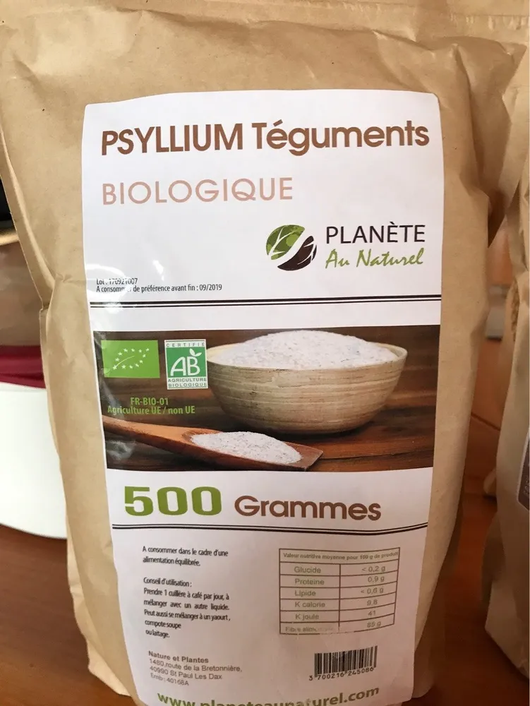 Psyllium teguments