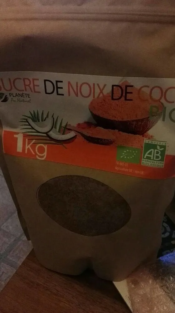 Sucre de noix de coco bio