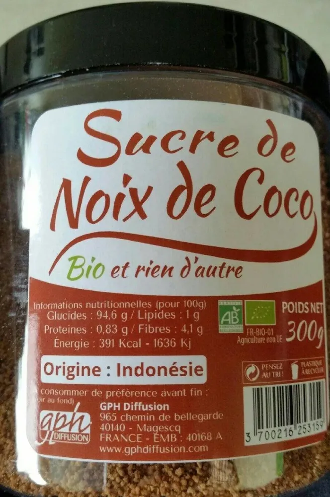 Sucre de coco bio