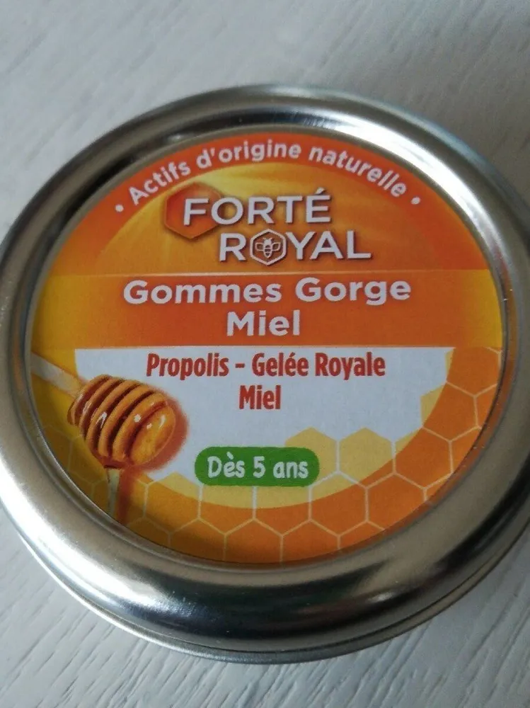 Gommes Gorge Miel-Propolis-Gelée Royale
