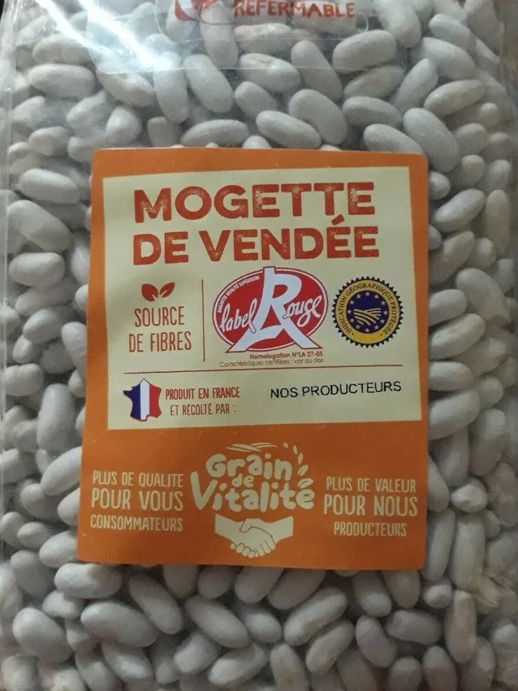 Mogette de Vendée, label rouge, source de fibres