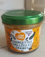 Courgettes grillées et graines