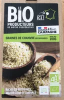 Graines de chanvre décortiquées