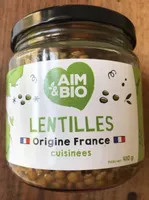 Lentilles cuisinées
