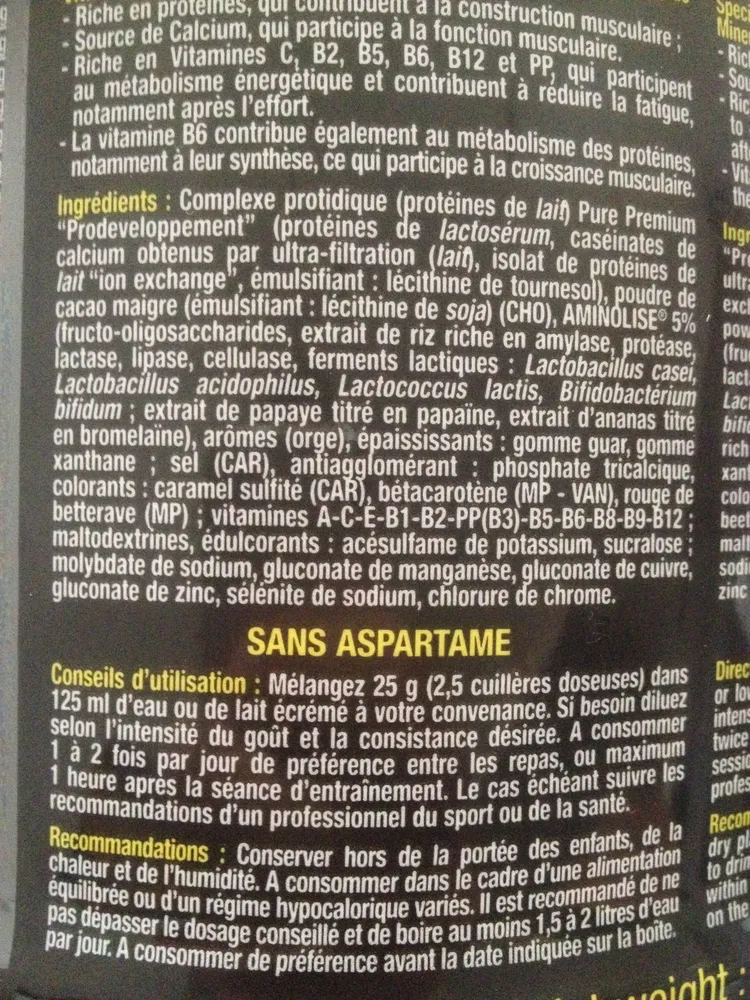Whey Pure Premium Protein Chocolat - 750GR - STC Nutrition