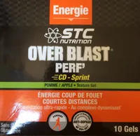 Overblast Perf' Cd-sprint Pomme - 10 Gels - STC Nutrition
