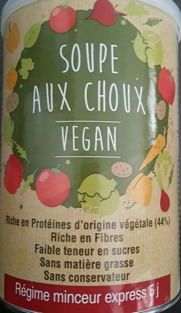 Soupe aux choux vegan
