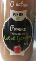 Pur jus de pomme equitable du Lot et Garonne