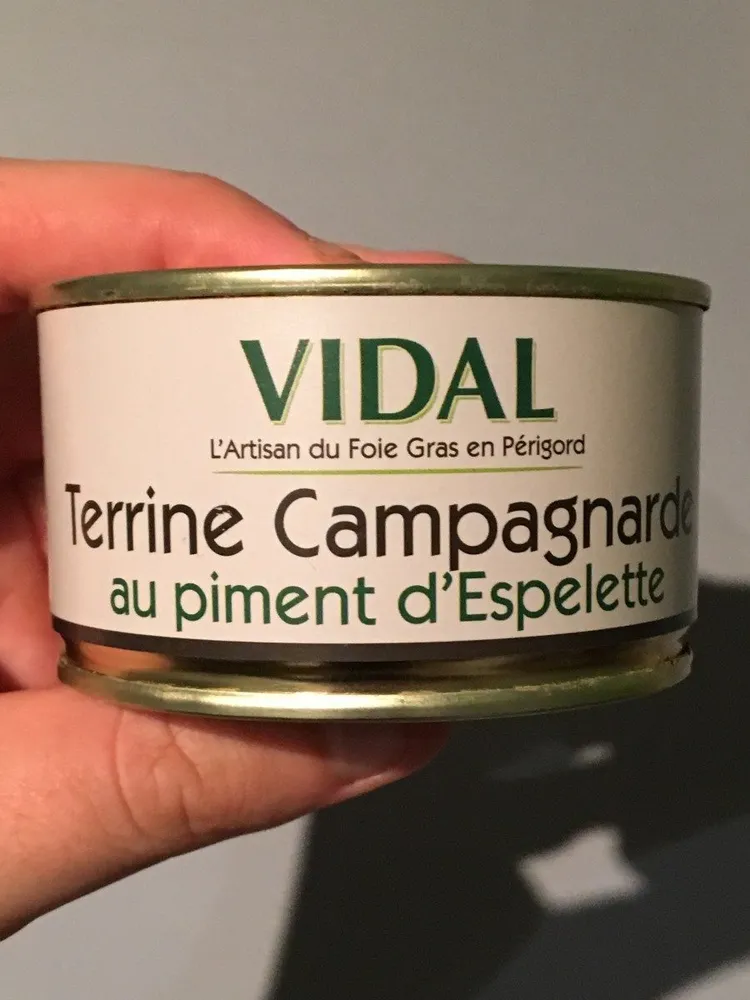 Terrine campagnarde au piment d'espelette