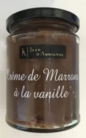 Crème de marrons a la vanille