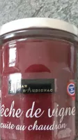 Confiture peche de vigne