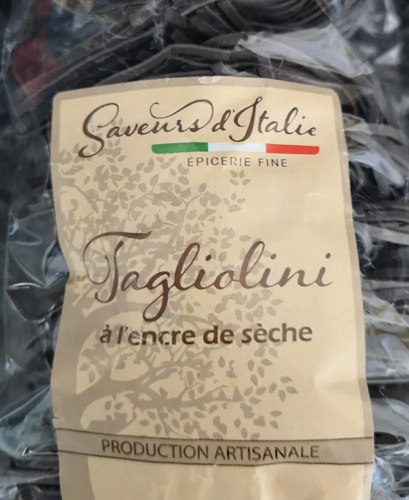 Tagliolini à l'encre de sèche