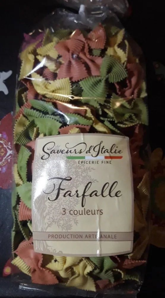 Farfalle 3 couleurs