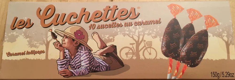 10 sucettes au caramel