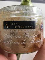 Pate au poulet et au citron de menton