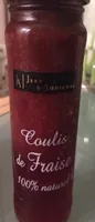 Coulis de fraise 100% naturel
