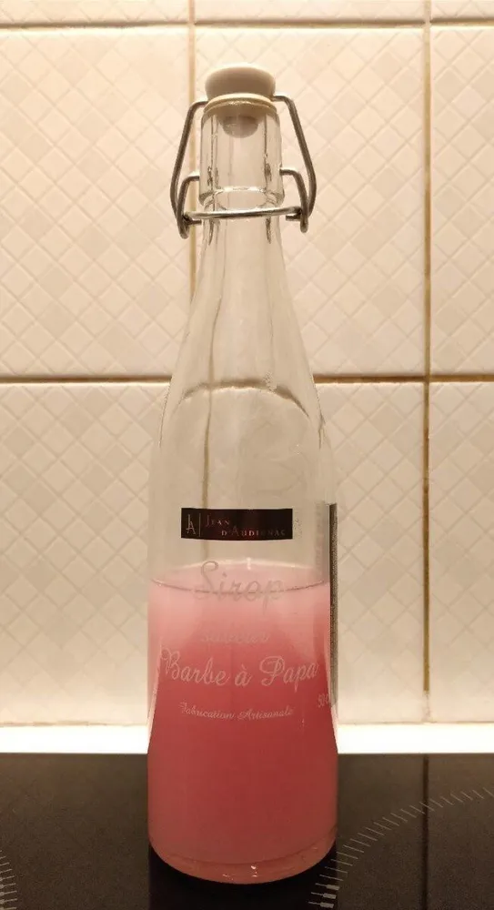 Sirop saveur barbe à papa