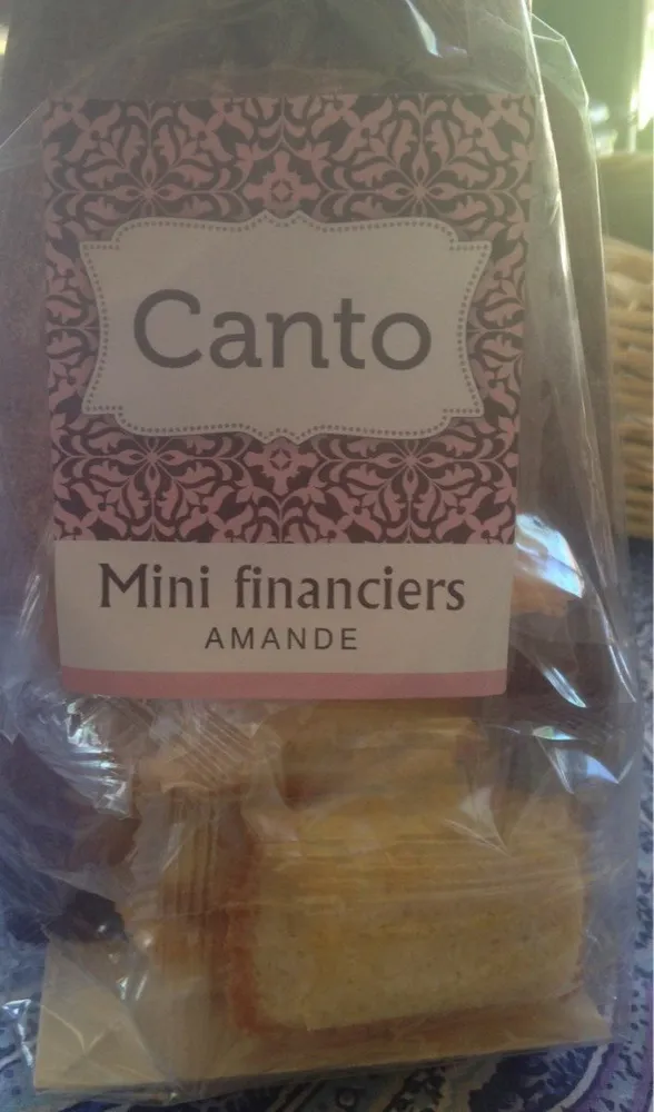 Mini financiers amande