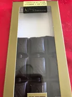 Chocolat noir fourré caramel
