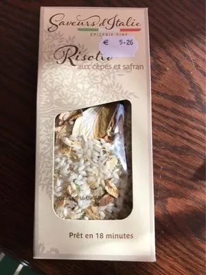 Rissoto aux cèpes et safran