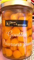 Gouttes de poivrons jaunes
