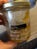 Confiture extra Peches et Mangues cuite au chaudron