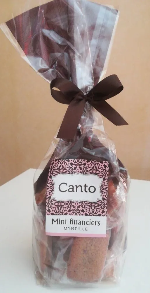 Mini financiers Myrtille