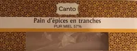 Pain d’epices en tranches pur miel 57%