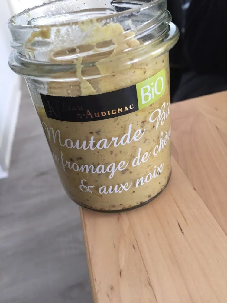 Moutarde chevre et noix