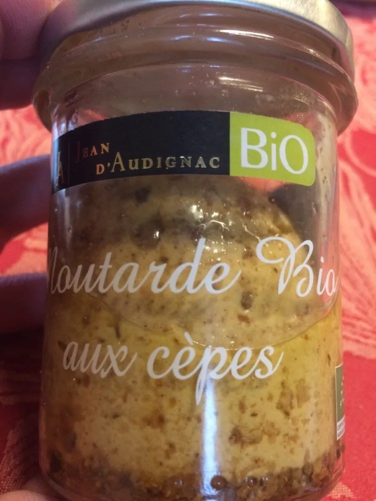 Moutarde Bio aux cepes