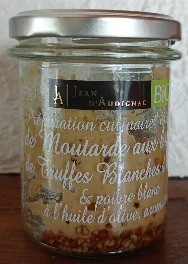 Moutarde aux brisures de truffes blanches d'été