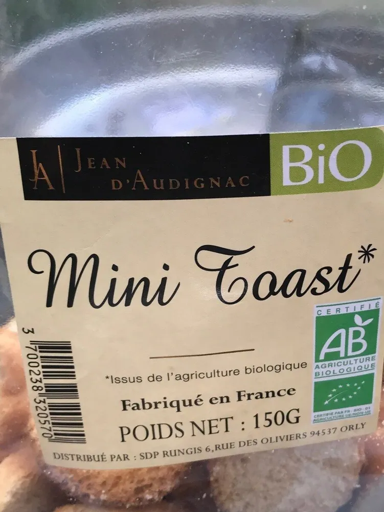 Mini toast jean d'audignac