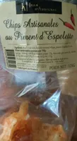 Chips artisanales au piment d'Espelette