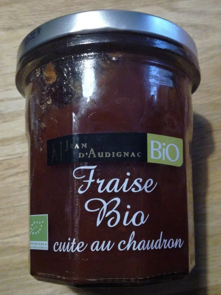 Confiture fraise bio cuite au chaudron