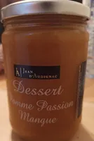 Dessert pomme passion mangue