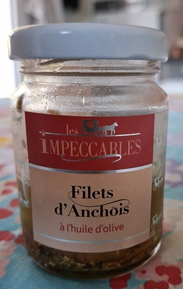Filets d'anchois à l'huile d'olive