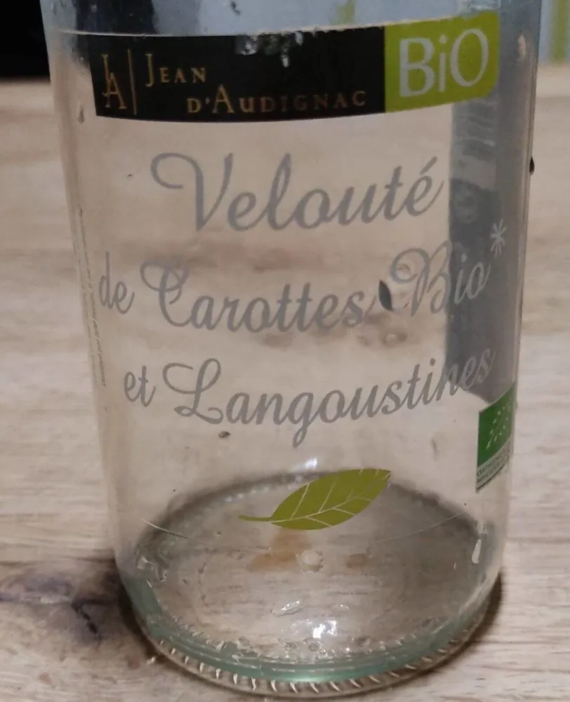 Velouté de carottes Bio et langoustines