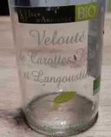 Velouté de carottes Bio et langoustines